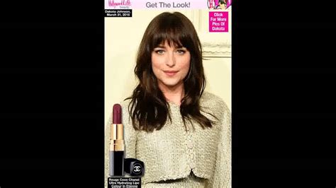 dakota johnson chanel lipstick|dakota johnson lipstick lineup.